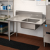 Thumbnail image #2 for John Boos Pro-Bowl 36-Inch Straight Soiled Dishtable with 20 x 20 x 8 Bowl, Left-to-Right Operation