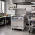 Thumbnail image #2 for Comstock-Castle F330-24 36-Inch Commercial Gas Range with 24-Inch Griddle and Standard Oven