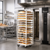 Thumbnail image #2 for Adamatic/Revent Roll-In Oven Rack with A-Lift, Single End Load, 15-Pan Capacity