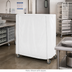 Thumbnail image #2 for Metro Queen Mary & Banquet Cart Cover, 48 x 21 x 54 Inches, White Uncoated Knitted Polyester