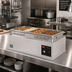 Thumbnail image #2 for Hatco Drop-In High Watt Heated Well for Four 1/3-Size Pans, Rectangular, Non-Insulated, Top-Mount, With Drain, Infinite Control