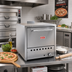 Thumbnail image #2 for Omcan USA PE-CN-36P26 Single-Chamber Natural Gas Countertop Pizza Oven, 26-1/2-Inch Wide