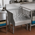Thumbnail image #2 for Advance Tabco Prestige Recessed Glass Unit with Removable Drain Pan, 12 x 30 Inches, Freestanding Open Base