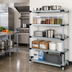 Thumbnail image #2 for Quantum Solid Shelving Starter Kit, 72-Inch W x 18-Inch D x 54-Inch H, 5 Shelves