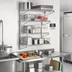 Thumbnail image #2 for Eagle Adjustable Post Wire Wall Mount Prepackaged End Unit for 21-Inch Deep Shelves, Chrome Plated