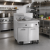 Thumbnail image #2 for Imperial Electric Floor Model Fryer with Built-In Filter System, Dump Station, and 75 lb Capacity