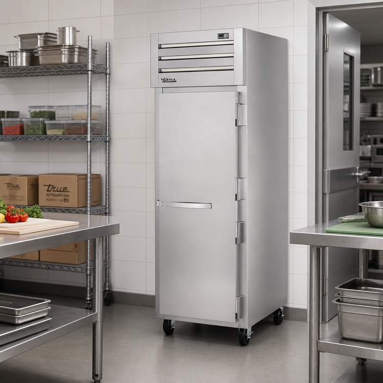 Product image #2 for True SPEC SERIES Pass-Thru Solid Door Freezer, One-Section, Self-Contained, Top-Mounted