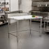 Thumbnail image #2 for Eagle Group 60-Inch x 30-Inch Poly Top Cutting Table with 4-1/2-Inch Stainless Steel Backsplash