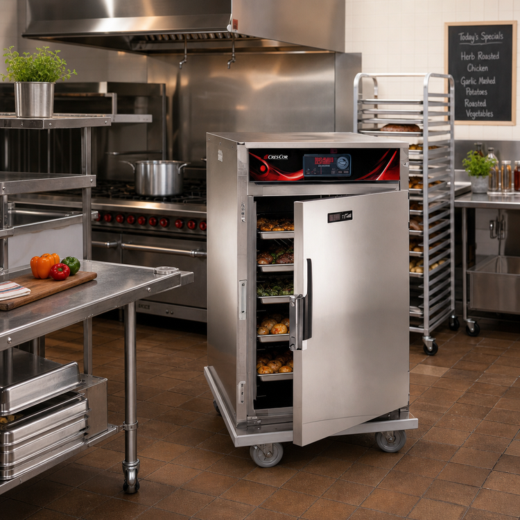 Product image #2 for Cres Cor Roast-N-Hold Mobile Half-Size Cook and Hold Convection Oven
