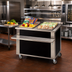 Thumbnail image #2 for Dinex DineXpress 32-Inch Mobile Modular Solid Top Utility Serving Counter