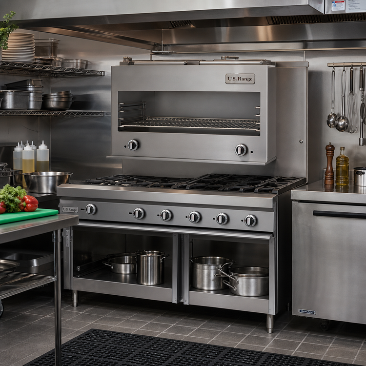 Product image #2 for Garland UIRCM48 Gas Range-Mount Infrared Cheesemelter for U48 Range, 47-1/4 Inches Wide