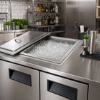 Thumbnail image #2 for Delfield 305 Drop-In Ice Bin/Chest Without Cold Plate, 45 lb Capacity, Lift-Off Cover