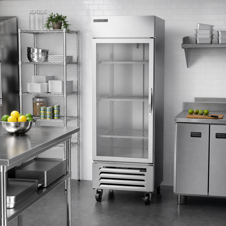 Product image #2 for Beverage-Air Horizon Series One-Section Reach-In Glass Door Freezer, 25.97 Cu. Ft., 30-Inch Wide