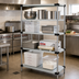 Thumbnail image #2 for Quantum Stationary Solid Stainless Steel Shelving Starter Kit, 4-Shelf, 48 x 18 x 86 Inches