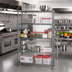 Thumbnail image #2 for Valu-Master 5-Tier Wire Starter Shelving Unit, 42W x 18D x 86H Inches, Pewter Gray Epoxy