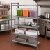 Thumbnail image #2 for Cambro Camshelving Basics Plus 4-Shelf Stationary Polymer Shelving Starter Unit, 36-Inch W x 24-Inch D x 64-Inch H, Vented, Brushed Graphite