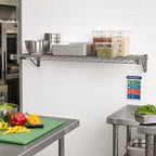 Thumbnail image #2 for Metro Super Erecta 2460NK4 Open-Wire Shelf, 60 x 24 in, Gray Epoxy Coated with Microban