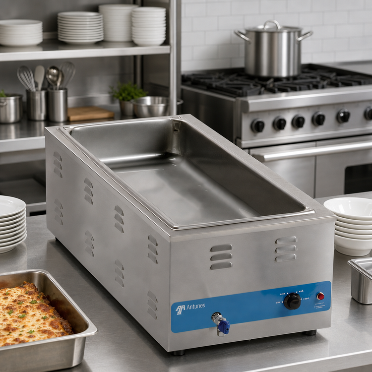 Product image #2 for Antunes CW-127 Countertop Cooker/Warmer with Drain System