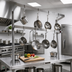 Thumbnail image #2 for John Boos PRD4A Table-Mounted Double-Bar Stainless Steel Pot Rack with 18 Double Hooks