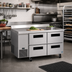 Thumbnail image #2 for Hoshizaki Steelheart 60-Inch Two-Section Worktop Refrigerator with 4 Drawers