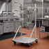 Thumbnail image #2 for New Age Mobile Fry Basket Rack, Aluminum, 27-Basket Capacity, 24-1/2