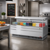 Thumbnail image #2 for Turbo Air Low-Profile Horizontal Open Display Merchandiser, 70-3/4-Inch, 9.7 Cu. Ft., Deck Only