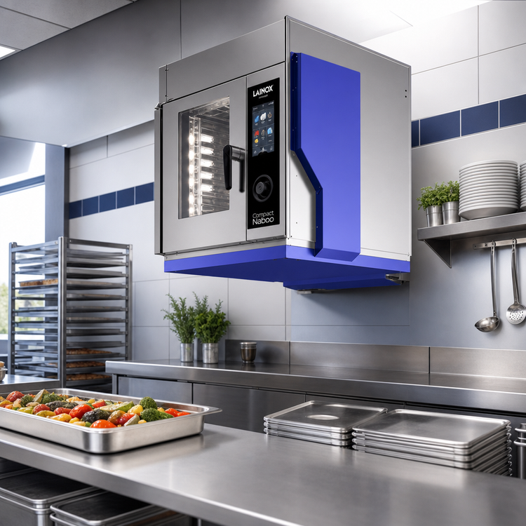 Product image #2 for Lainox Compact Naboo Flush-Mount Cooling Air Conveyor Accessory for 6 x 2/3 GN Hotel Pan Ovens