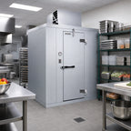Thumbnail image #2 for Kolpak Polar-Pak P7-0608-FT Indoor Walk-In Freezer with Floor, Top-Mounted Self-Contained Refrigeration, Nominal 6' x 8'