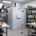 Thumbnail image #2 for Polar-Pak Indoor Walk-In Freezer with Floor, Top-Mounted Self-Contained Refrigeration, Nominal 6' x 8'