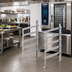 Thumbnail image #2 for RATIONAL Hinging Rack Rails for SCC 61/CMP 61 Series, 5-Rail