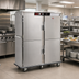 Thumbnail image #2 for BT-Series Electric Double-Door Banquet Cart Holding Cabinet for 160-200 Covered Plates