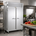 Thumbnail image #2 for Traulsen Spec-Line 48-Inch Wide Two-Section Remote Reach-In Freezer with Full-Height Solid Doors