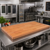 Thumbnail image #2 for John Boos Boos Block American Cherry Blended Edge Grain Kitchen Countertop, 60 x 42 x 1-1/2 Inch, Flat