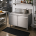 Thumbnail image #3 for Top Shelf 42-Inch Stainless Steel Freestanding Underbar Storage Cabinet with Drainboard Top