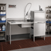 Thumbnail image #2 for Eagle Group Straight Soiled Dishtable with Left-to-Right Operation and 20 x 20 x 5-Inch Pre-Rinse Sink
