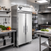 Thumbnail image #2 for Continental Refrigerator D2FSENSA Designer Slim Line 2-Section Reach-In Freezer