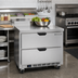 Thumbnail image #2 for Beverage-Air WTRD36AHC-2 36-Inch Worktop Refrigerator with 2 Drawers, 8.5 Cu. Ft.