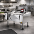 Thumbnail image #2 for Betterpan 58 Gallon Gas Tilting Skillet Braising Pan