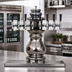 Thumbnail image #2 for Glastender Braumeister 8-Faucet Air-Cooled Countertop Draft Dispensing Tower with Mirror Finish Surface-Mount Drain Pan