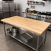 Thumbnail image #2 for John Boos Boos Block Maple Kitchen Countertop, 84 x 32 x 1-1/2 Inch, Varnique Finish