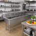 Thumbnail image #2 for John Boos Pro-Bowl 4-Compartment Stainless Steel Sink, 125-1/8