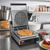 Thumbnail image #2 for Hatco RWM-1B Countertop Electric Single Round Belgian Waffle Maker, 7-Inch x 1-Inch Thick Waffles