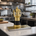 Thumbnail image #2 for Glastender Zeus 5-Faucet Countertop Draft Dispensing Tower, Glycol Cooled, Mirror Finish