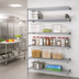 Thumbnail image #2 for EAGLEbrite 5-Tier Add-On Wire Shelving Unit, 42 Inches W x 18 Inches D x 74 Inches H, Zinc Finish