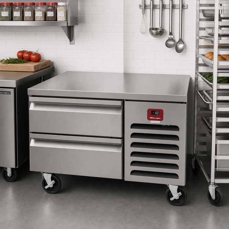 Product image #2 for Southbend Platinum Series 72-Inch Low-Height Remote Freezer Base with 4 Self-Closing Drawers