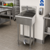 Thumbnail image #2 for Advance Tabco 19-FM-23KV Single-Station Floor-Mounted Knee-Operated Hand Wash Sink with Faucet, 23 Inch Wide
