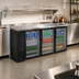 Thumbnail image #2 for Omcan 73-Inch Three-Section Glass Door Back Bar Cooler