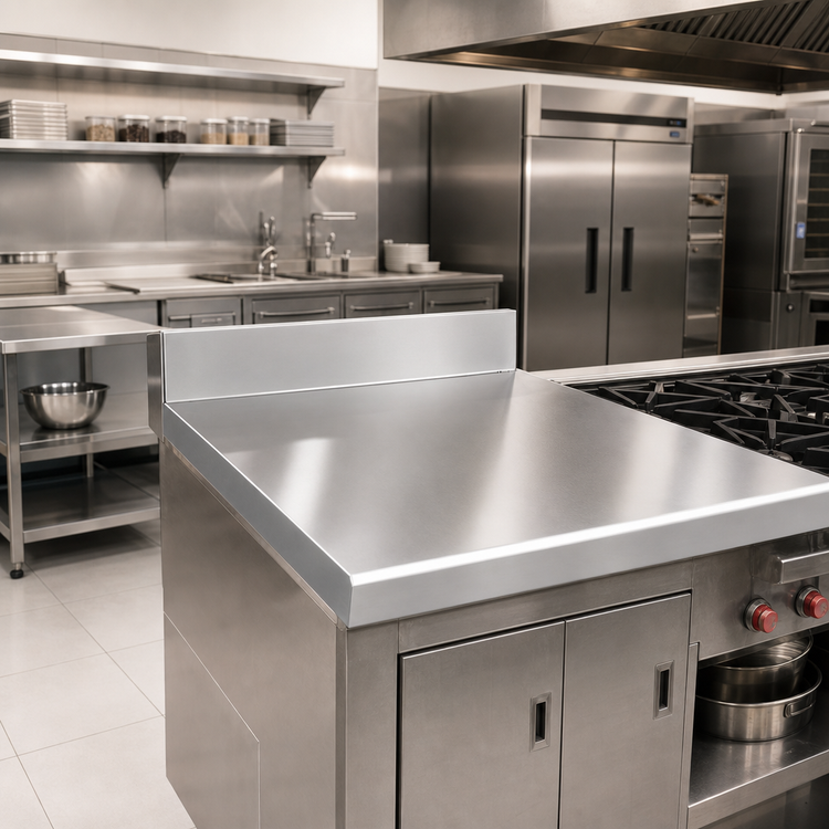Product image #2 for 36-Inch 304 Stainless Steel Top Extension Filler Piece, Without Panel