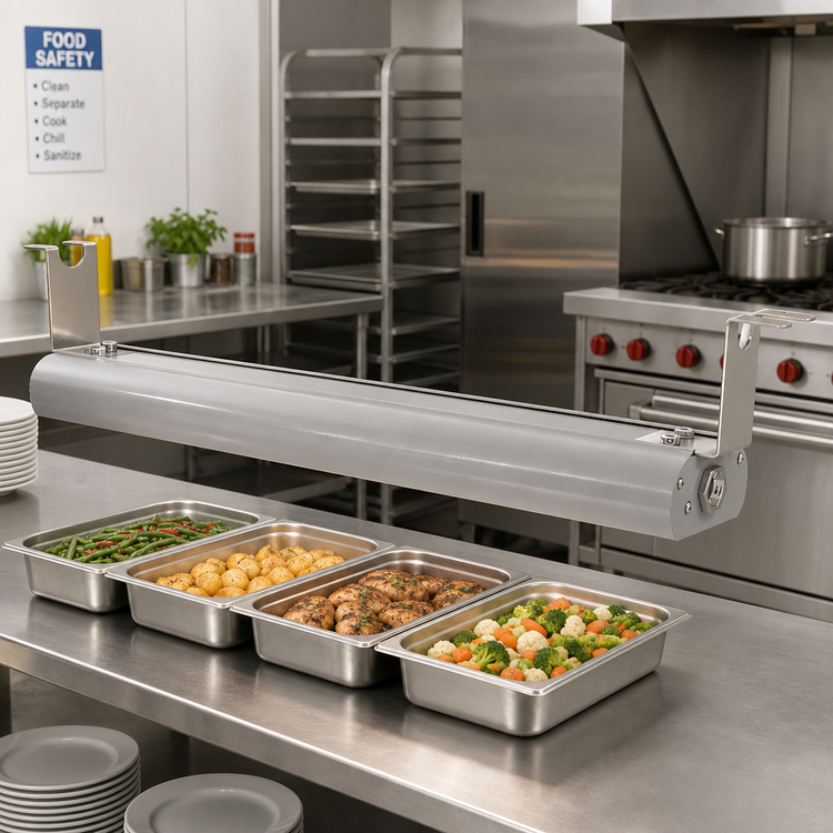 Product image #2 for Vollrath 72-Inch Low Profile Unlighted Strip Heat Lamp