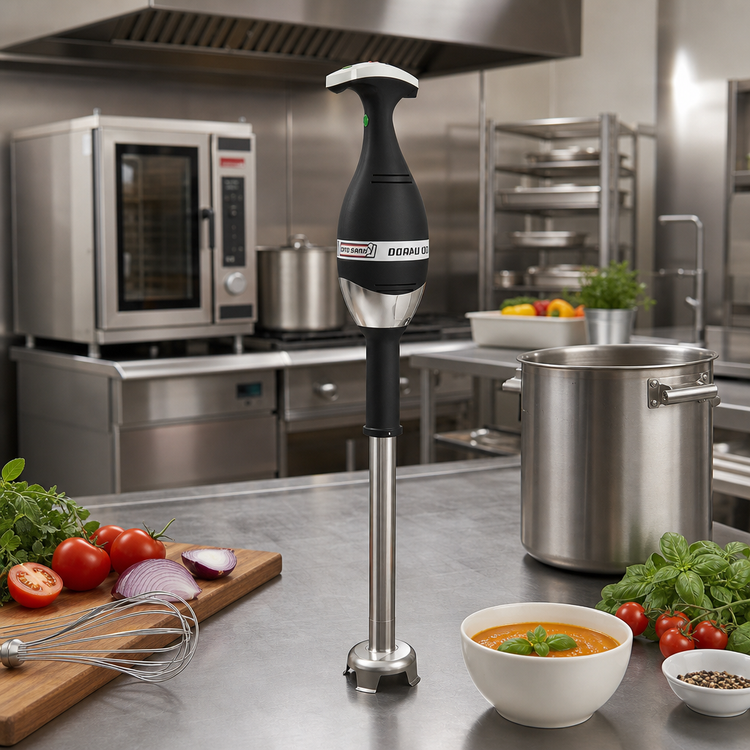 Product image #2 for Dito Sama Portable Hand-Held Immersion Blender with 26-Inch Stainless Steel Cutter Tube, Variable Speed, 750W